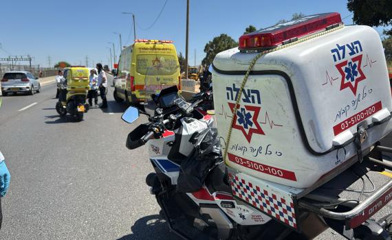 תאונה קטלנית נוספת: רוכב אופנוע נהרג בכביש 1