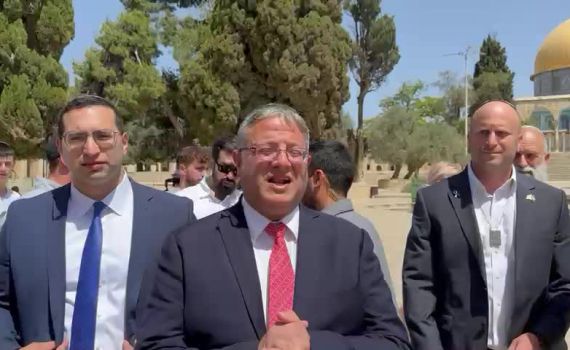 ירדן מגנה את בן גביר: "הפרה בוטה של המשפט הבינלאומי"