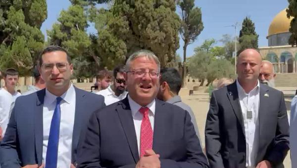 ירדן מגנה את בן גביר: "הפרה בוטה של המשפט הבינלאומי"