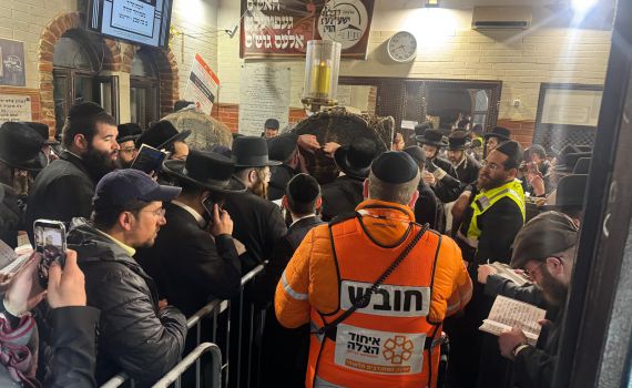 ההילולא בקערעסטיר -193  איש קיבלו מענה רפואי מאיחוד הצלה