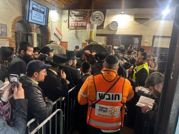 ההילולא בקערעסטיר -193  איש קיבלו מענה רפואי מאיחוד הצלה