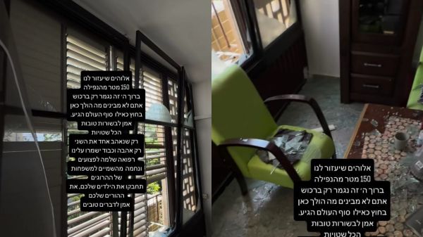 המעצב דרור קונטנטו משתף בהרס דירתו: "הכל שבור" | צפו