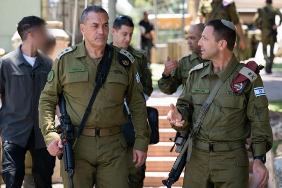 הרמטכ"ל בשומרון: "לא לקבל תופעות של קבוצות אלימות"