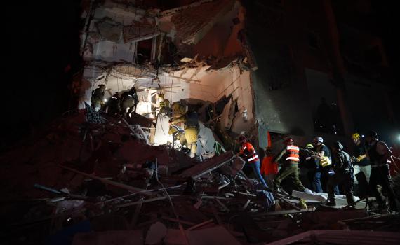 הותר לפרסום: לאה מוסקרה מתה מפגיעת הטיל האיראני ברחובות