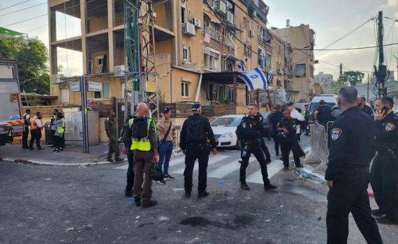 עלה ל-5 מניין ההרוגים במתקפת הטילים לגוש דן