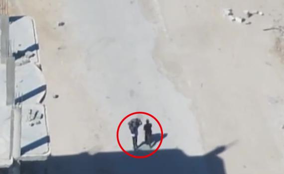 המחבלים נשאו מטען בתוך שק: הטיל נורה וחיסל אותם | צפו