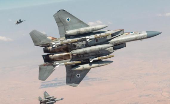 תקלה בחיל האוויר: מטוס קרב הטיל פצצה ליד מוצב צה"ל