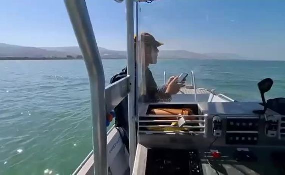 מטוסי הקרב עברו בשמיים, הפקחים מצאו הפתעה בכנרת