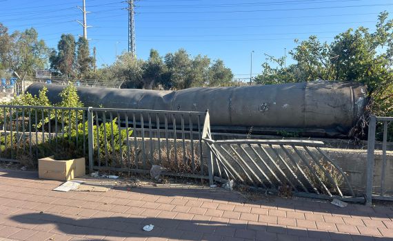 טיל בגודל אוטובוס במיקום מרכזי בשומרון, יוסי דגן: "הפקרה"