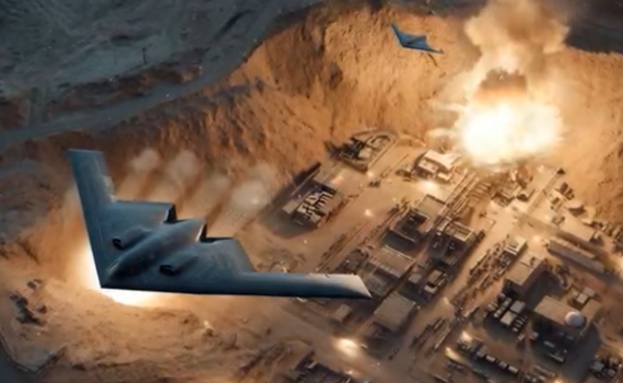 מטורף: התקיפה האמריקאית באיראן כפי שלא ראיתם. צפו