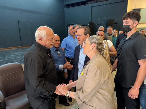 הרצוג בטמרה: "הטילים לא מבינים בין דם לדם"