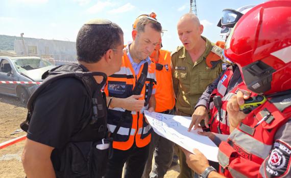 תרגיל ענק בשומרון – טילים, אתרי הרס ותרחישי חדירת מחבלים