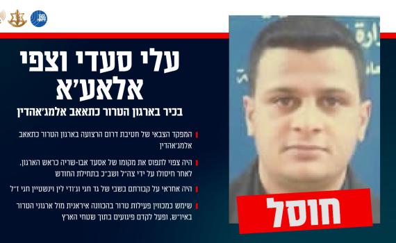 חוסל בכיר ברצועת עזה שהיה אחראי לרצח חטופים