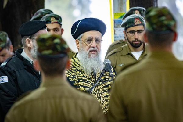 הרבנים הראשיים בהנחיות לקראת השבת הקרובה