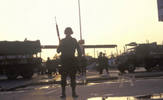 בעקבות הפרעות: המשמר הלאומי פועל ברחבי קליפורניה