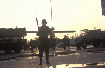 בעקבות הפרעות: המשמר הלאומי פועל ברחבי קליפורניה