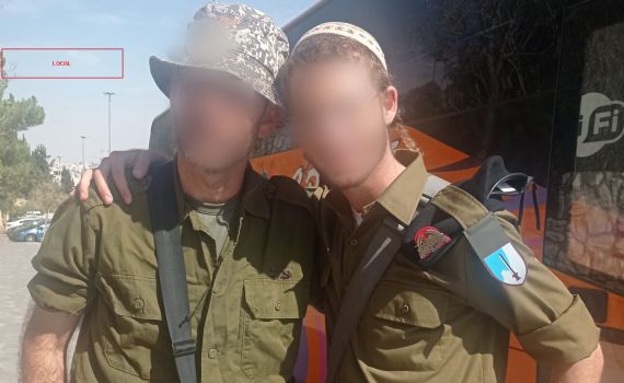 רב הקהילה מגויס בסבב שלישי; בנו הלוחם ניצל בנס