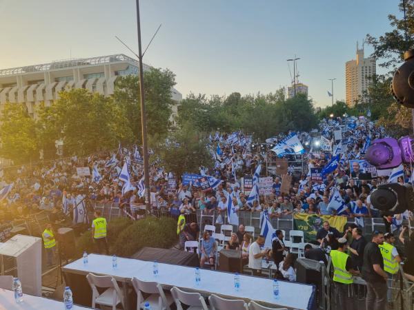 שידור חי מהפגנת הימין: "המחנה הלאומי יוצא מהבית"