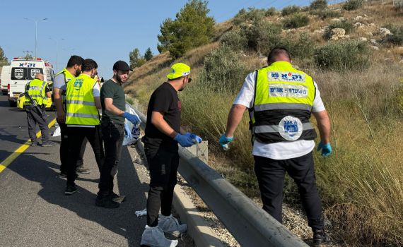 תאונה קטלנית בכביש 443: רוכב אופניים נהרג במהלך רכיבה