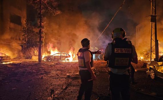 המטח מאיראן: לפחות 11 פצועים בצפון, אישה פונתה במצב בינוני