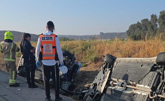 כבישים אדומים: בת 30 נפצעה באורח קשה בתאונת דרכים בצומת לכיש