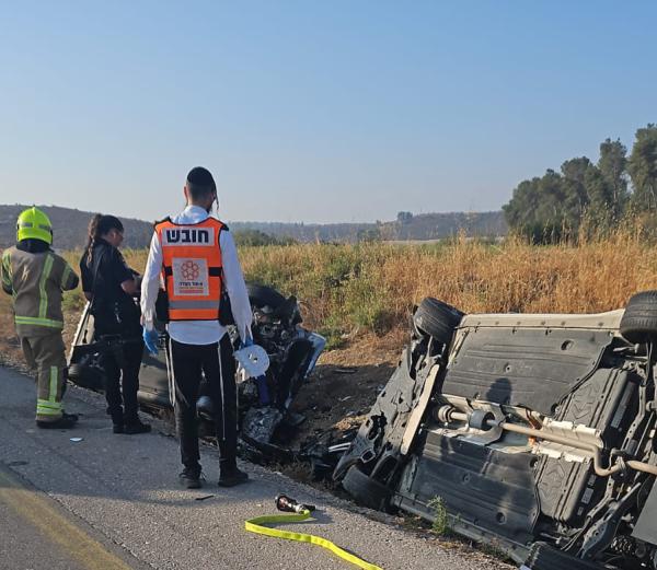 כבישים אדומים: בת 30 נפצעה באורח קשה בתאונת דרכים בצומת לכיש