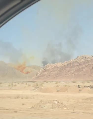 התקיפה הכי רחוקה של ישראל: עשן כתום מעל יזד