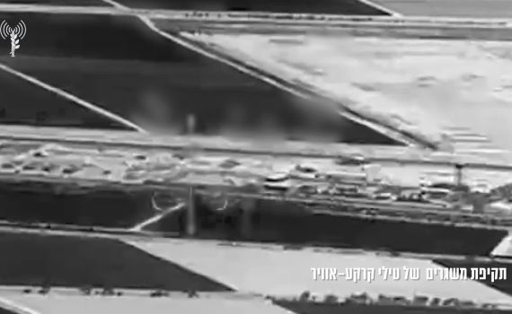 צה"ל תקף סוללות טילים נגד מטוסים באיראן, צפו