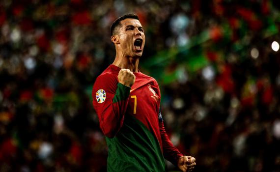 רונאלדו שוב שובר שיאים וגם את הקללה מול גרמניה