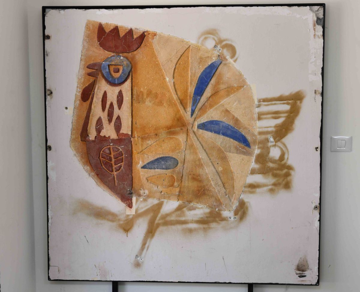 "התרנגול": "כך הועתק ושומר ציור הקיר הנדיר מגעתון