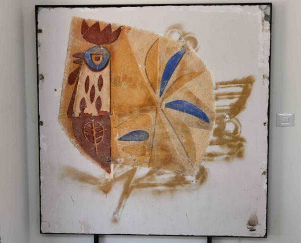 "התרנגול": "כך הועתק ושומר ציור הקיר הנדיר מגעתון