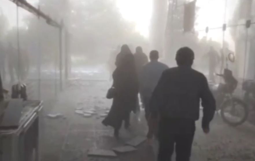 תיעוד חדש: השניות שאחרי הפצצת תאגיד השידור האיראני