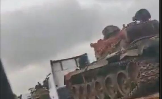 דרמטי: צה"ל תקף מספר טנקים בדרום סוריה