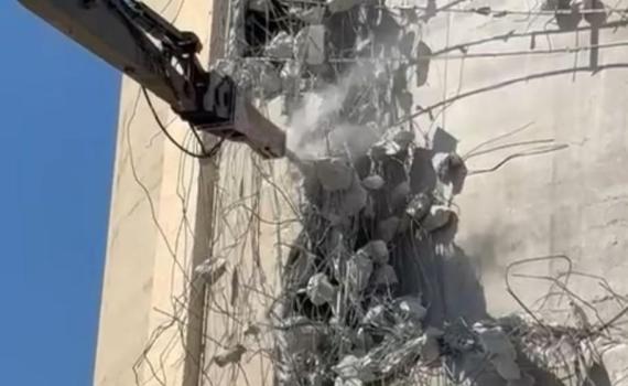 בשורה טובה: החלה הריסת מיכל האמוניה הישן במפרץ חיפה