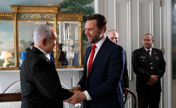 צפו: נתניהו נפגש עם סגן הנשיא ואנס