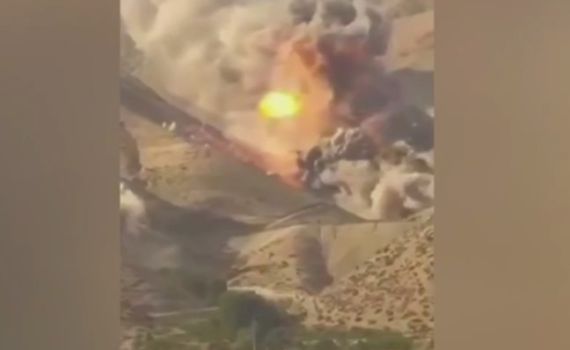 פיצוצים עזים בהר: כך נראתה התקיפה שבה נפצע נשיא איראן