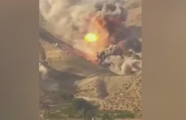 פיצוצים עזים בהר: כך נראתה התקיפה שבה נפצע נשיא איראן