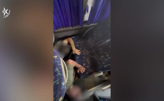 צפו: 17 שוהים בלתי חוקיים אותרו באוטובוס עם דופן כפולה