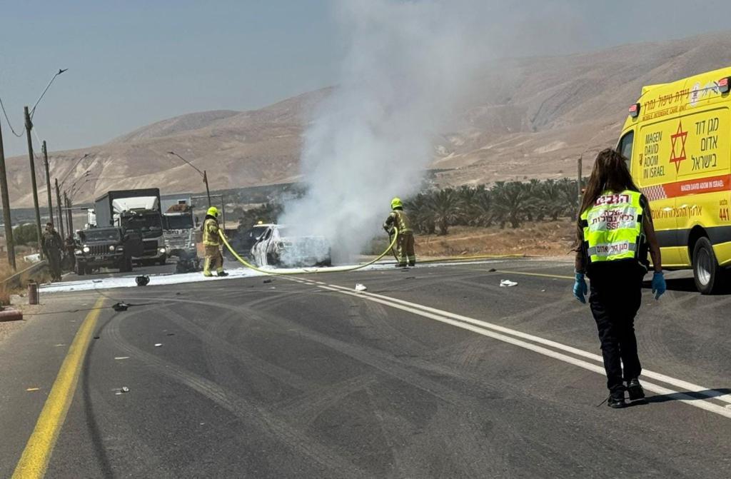 תאונה קטלנית בבקעה 2 רוכבי אופנוע נהרגו בצומת פצאל