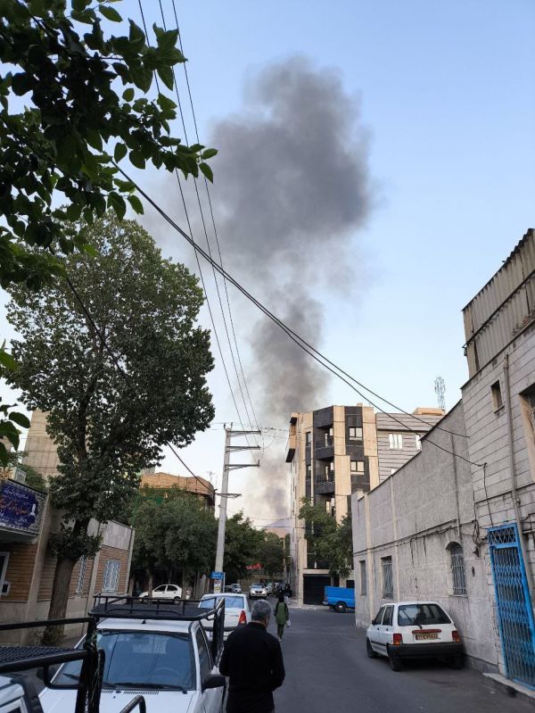 האופוזיציה באיראן מפרסמת תיעוד עשן בטהרן ממקור לא ידוע