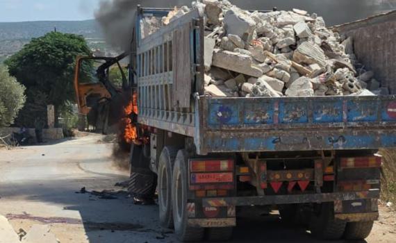 הרוג שני בלבנון: כלי טיס תקף משאית בנאקורה