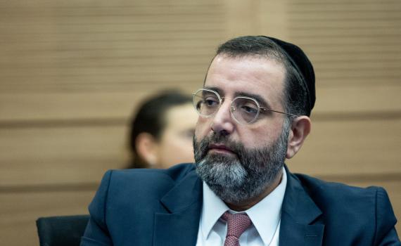 ח"כ אברהם בצלאל מש"ס מתפטר במפתיע מהכנסת