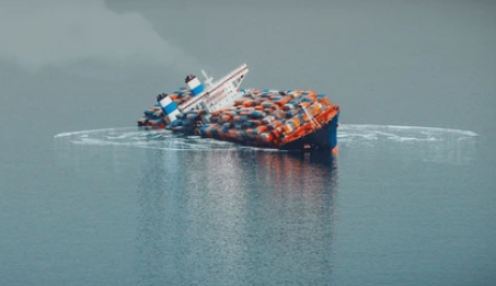 דרמה בים האדום: ספינה שהותקפה על ידי החות'ים שוקעת