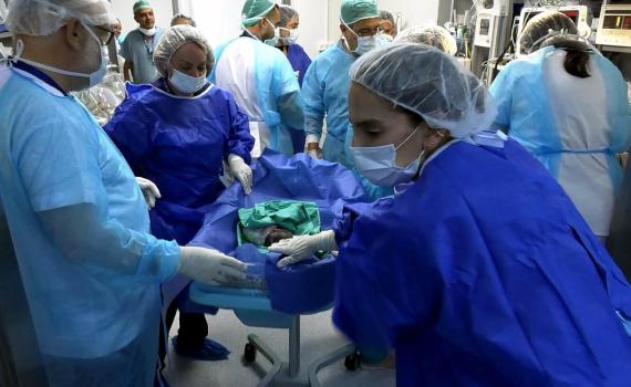 אירוע רפואי נדיר בזיו: שתי שלישיות נולדו בהפרש של חמש שעות