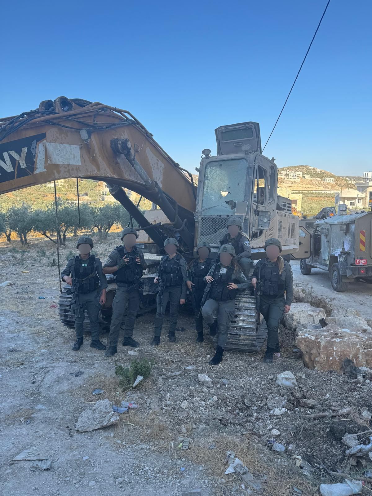 הלוחמים עברו ליד חווארה; מה שהם ראו הותיר אותם בהלם