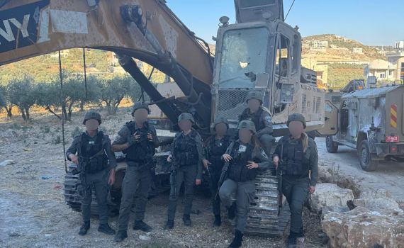 הלוחמים עברו ליד חווארה; מה שהם ראו הותיר אותם בהלם