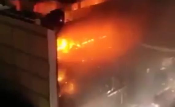 אסון בעיראק: שריפה עצומה הרגה עשרות בני אדם