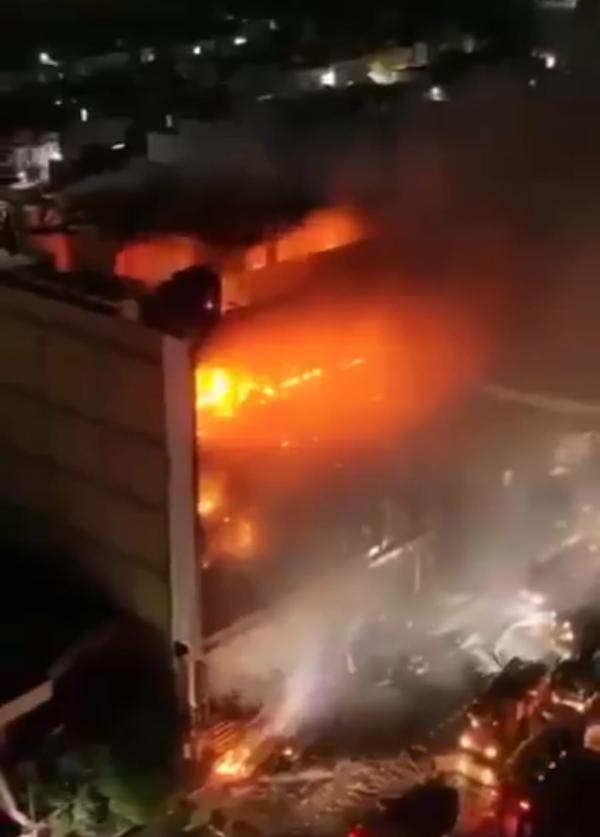 אסון בעיראק: שריפה עצומה הרגה עשרות בני אדם