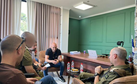 מפקד האוגדה בגבול סוריה: "מבקשים להעביר מסר חריף וברור"