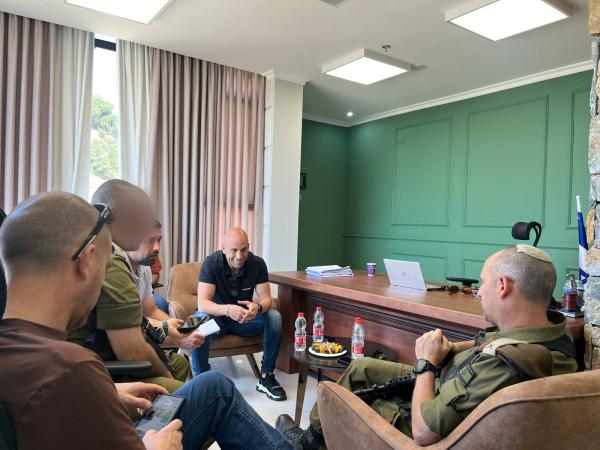 מפקד האוגדה בגבול סוריה: "מבקשים להעביר מסר חריף וברור"